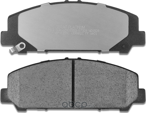 Тормозные колодки Gerat BP-F155C (передние) Platinum Gerat. Артикул BPF155C