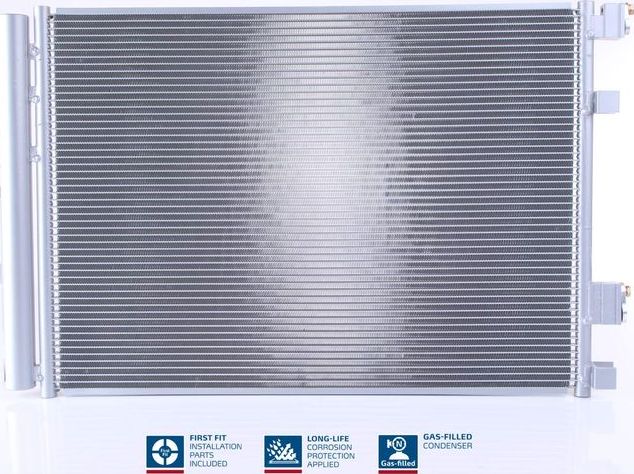 Радиатор кондиционера (конденсатор) Nissens (алюминий) для Hyundai i20 I 2008-2015. Артикул 940425