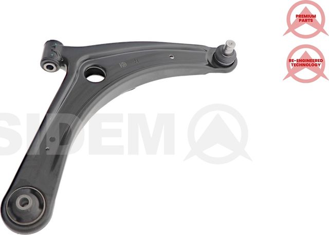 Поперечный рычаг передней подвески Sidem (Листовая сталь) правый для Peugeot 4008 2012-2014. Артикул 71471 R