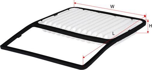 Воздушный фильтр Sakura для Daihatsu Terios II 2005-2026. Артикул A-3308