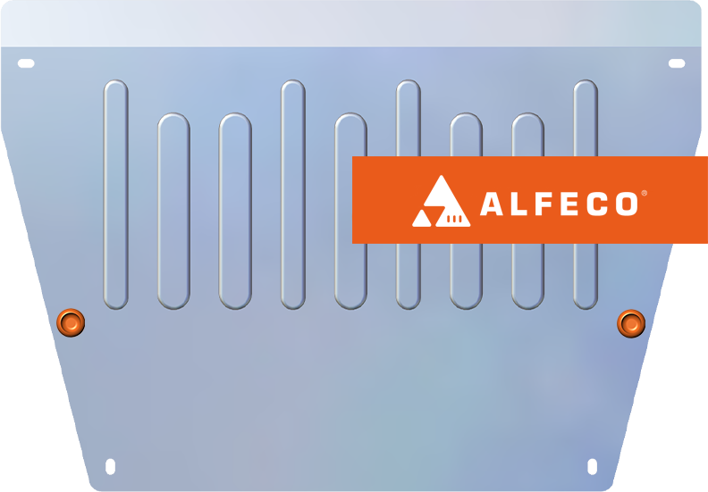 Защита алюминиевая "Alfeco" для картера и КПП Daihatsu Move 2014-2026. Артикул ALF.24.79 AL4