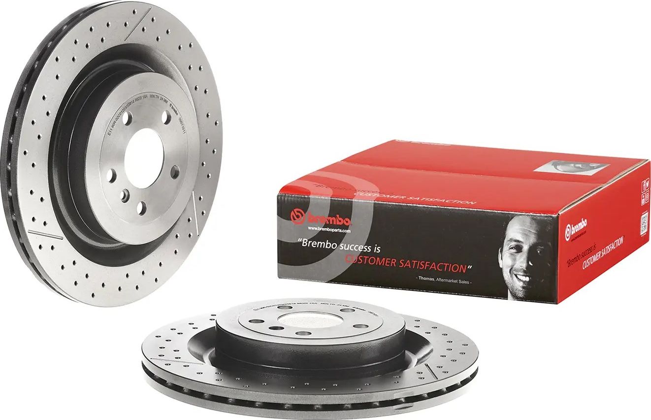 Тормозной диск Brembo PRIME LINE - UV Coated. Артикул 09.B710.11