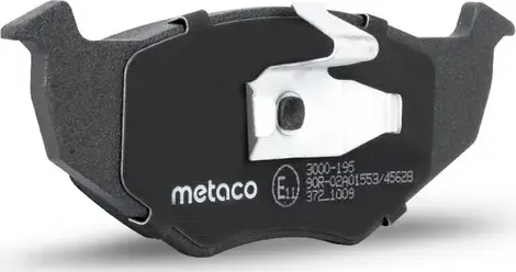 Колодки тормозные передние к-кт (Metaco) Metaco. Артикул 3000195