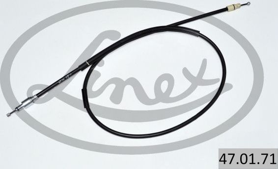 Трос ручника (тросик ручного тормоза) Linex. Артикул 47.01.71