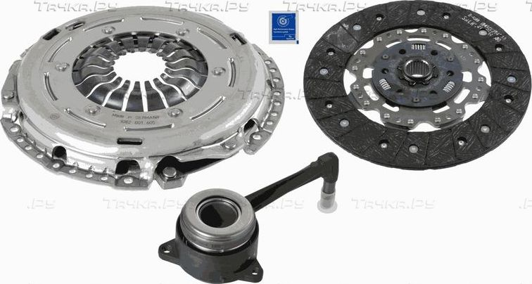 Сцепление (комплект) SACHS XTend Kit plus CSC для Volkswagen Jetta VI 2010-2019. Артикул 3000 990 294
