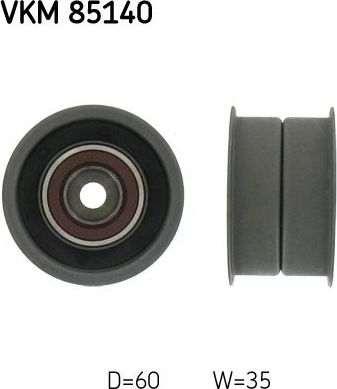 Направляющий (ведущий) ролик ремня ГРМ SKF. Артикул VKM 85140