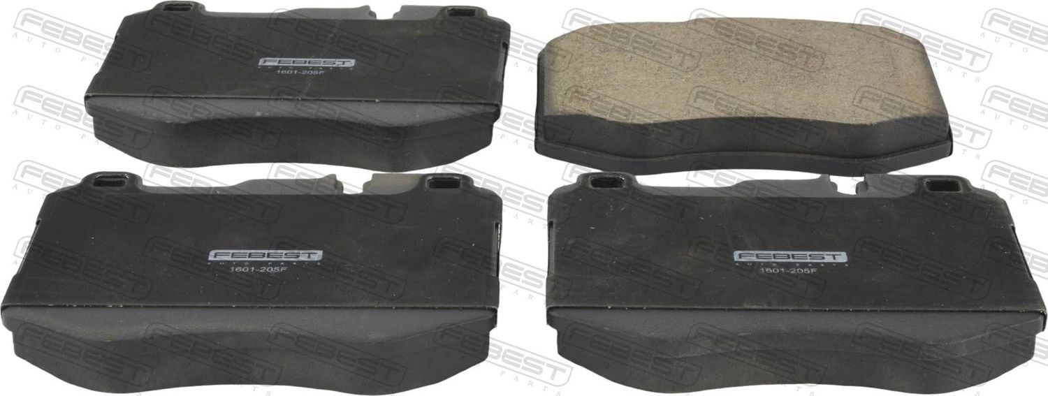 Тормозные колодки Febest. Артикул 1601-205F