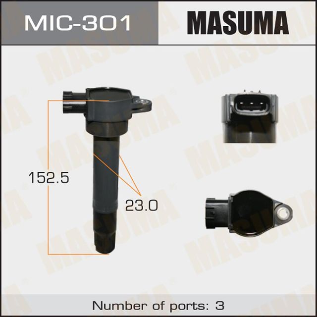 Катушка зажигания Masuma. Артикул MIC-301