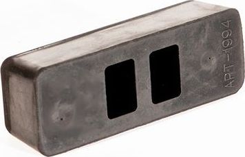 Буфер резиновый 140х50х40, 2 посадочных отверстия 8мм на расстоянии 90мм. Артикул 1994