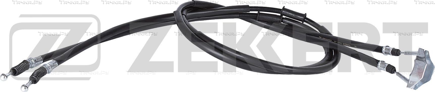 Трос ручника (тросик ручного тормоза) Zekkert. Артикул BZ-1096