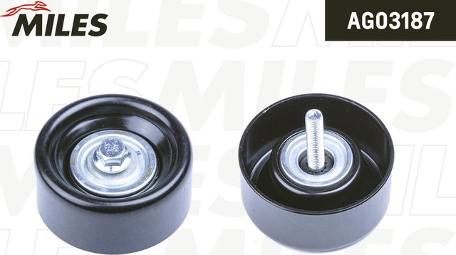 Направляющий (ведущий) ролик приводного поликлинового ремня Miles для Chevrolet Captiva I 2011-2016. Артикул AG03187