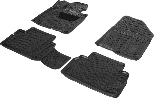 Коврики AutoFlex для салона Hyundai Santa Fe IV (5 мест) 2018-2021. Артикул 9230401
