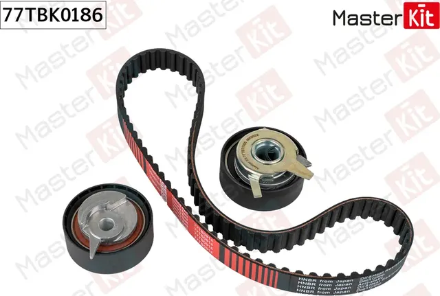 77TBK0186 Комплект ремня ГРМ Volvo V70 II (285) 1999 - 2008 (Master KIT). Артикул 77tbk0186