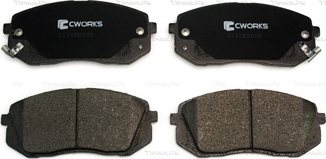 Тормозные колодки Cworks передние для Kia Optima IV 2015-2026. Артикул C11CR0035