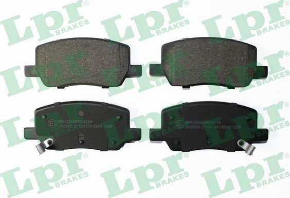 Тормозные колодки LPR задние для Tesla Model X I 2015-2026. Артикул 05P2248