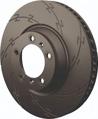 Тормозной диск Zimmermann Black Z задний для Audi A3 II (8P) 2003-2013. Артикул 100.3315.53