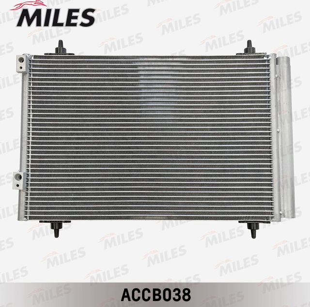 Радиатор кондиционера (конденсатор) Miles (алюминий) для Peugeot RCZ I 2010-2015. Артикул ACCB038