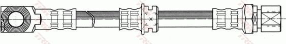 Тормозной шланг TRW. Артикул PHD295