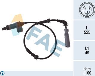 Датчик ABS FAE. Артикул 78018