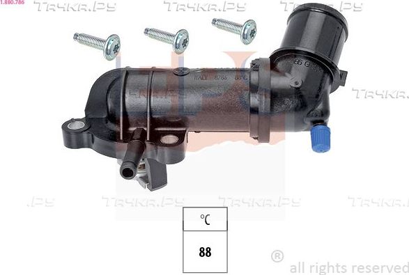 Термостат EPS Made in Italy - OE Equivalent для Fiat Sedici 2006-2014. Артикул 1.880.786