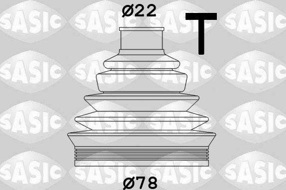 Пыльник ШРУСа наружный Sasic (термопласт). Артикул 9004722