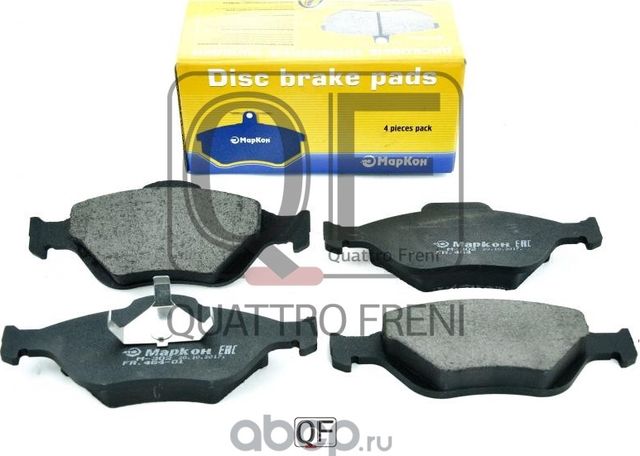 Колодки тормозные дисковые передние к-т FORD Fusion  Fiesta IV V  Ka   MAZDA 121 III  2 II   (Markon). Артикул 46400175