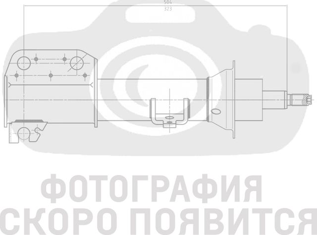Амортизатор Miles передний для Renault Laguna I 1993-2001. Артикул DG01791