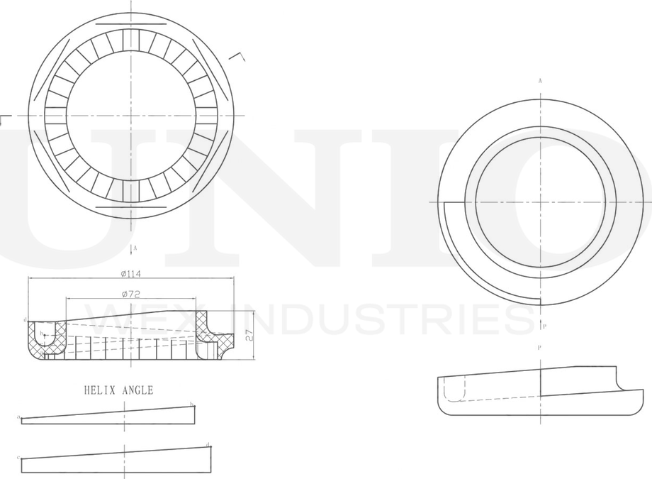 Проставка пружины подвески (Unio). Артикул RMP-16103