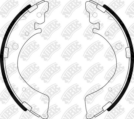 Тормозные колодки NiBK. Артикул FN5520