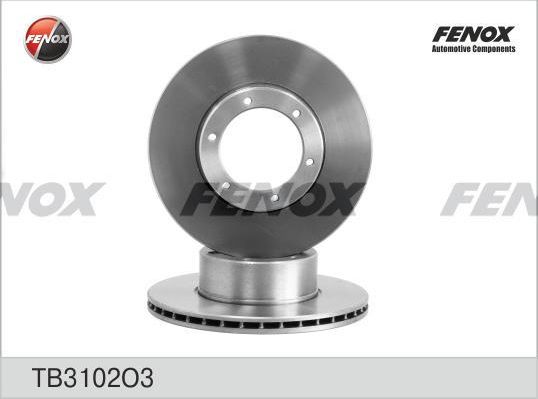 Тормозной диск Fenox. Артикул TB3102O3