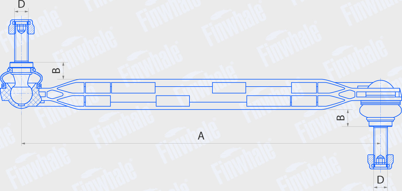 Стойка (тяга) стабилизатора Finwhale. Артикул SL605