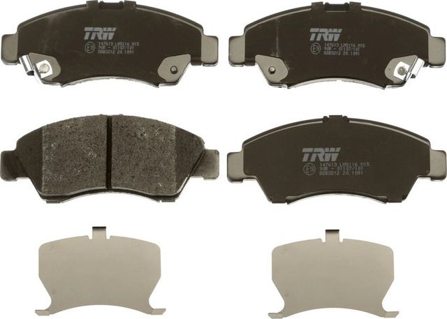 Тормозные колодки TRW COTEC передние для Honda Logo 1999-2002. Артикул GDB3212