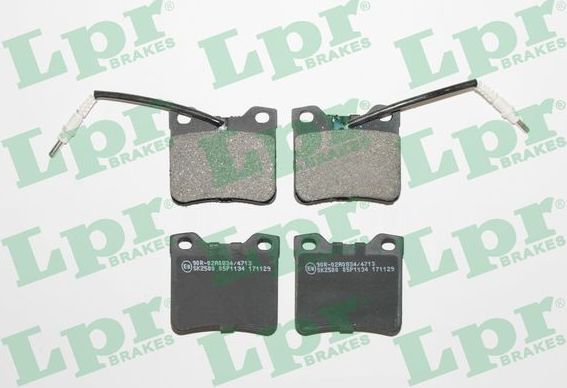Тормозные колодки LPR. Артикул 05P1134