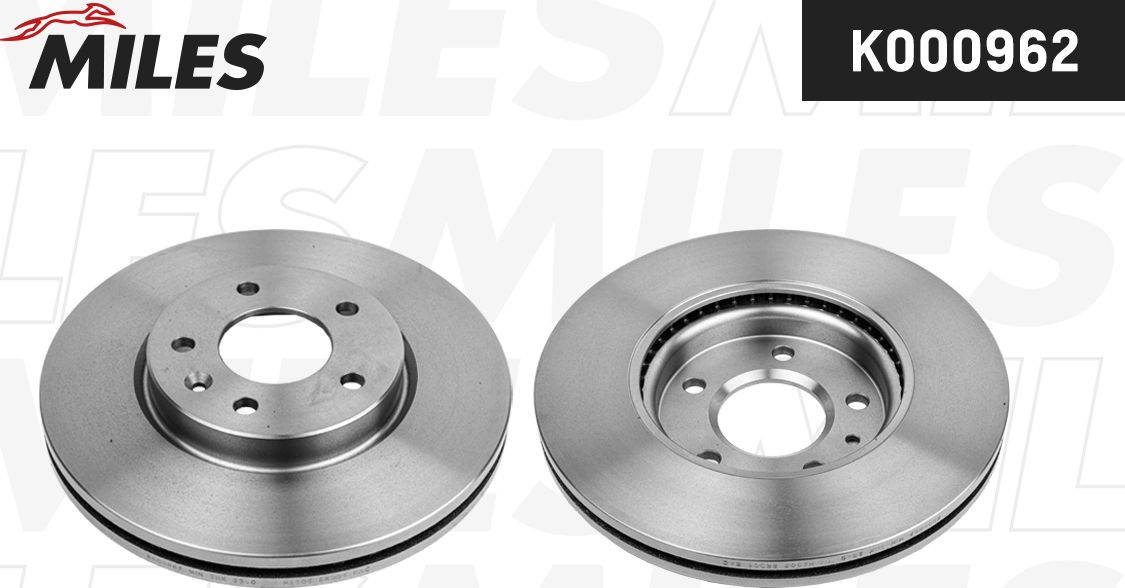 Тормозной диск Miles передний для Opel Ampera I 2011-2015. Артикул K000962