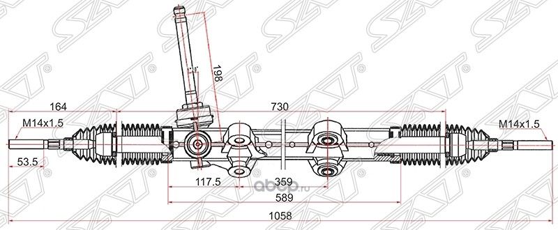 PEЙKAPУЛEBAЯHYUNDAII300712KIACEED06 (SAT) SAT. Артикул ST565001H200