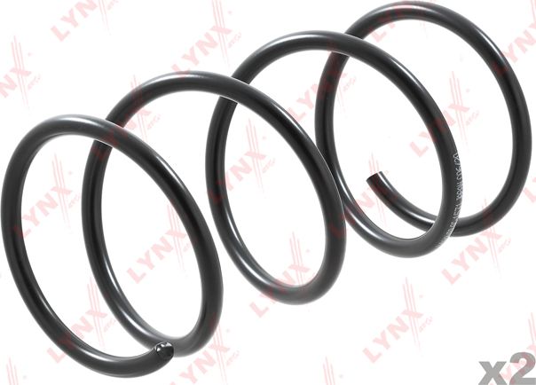 Пружина подвески LYNXauto передняя для Kia Spectra II 2004-2009. Артикул SC-1531