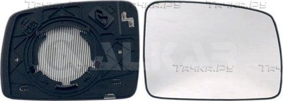 Зеркальное стекло бокового зеркала Alkar правое для Land Rover Freelander II 2006-2010. Артикул 6432029