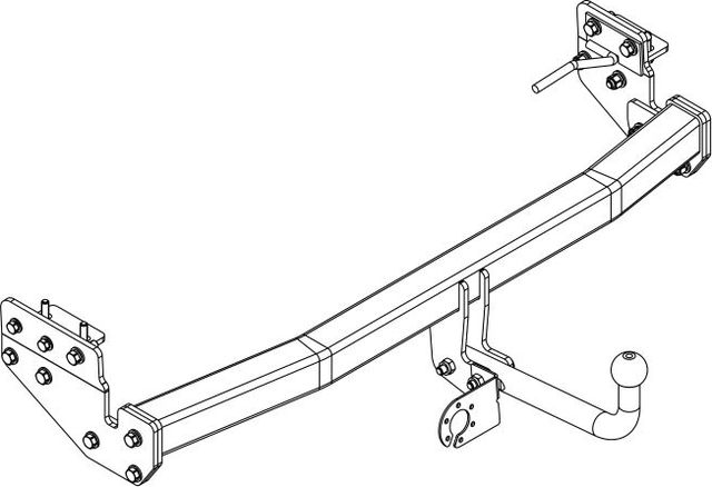 Фаркоп AvtoS для Infiniti FX II рестайлинг 2011-2013. Артикул IF 01
