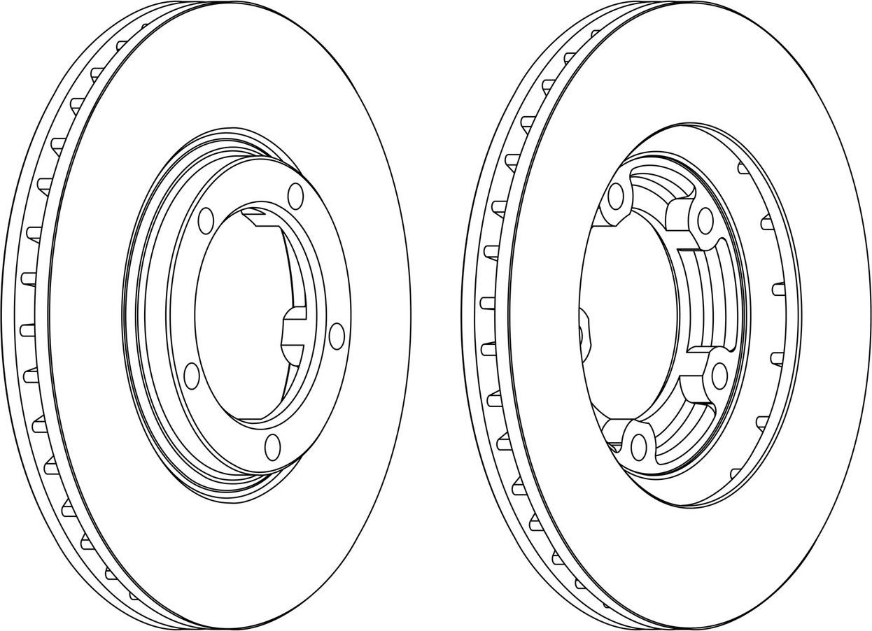 Тормозной диск Ferodo PREMIER Coat+ disc. Артикул DDF1404C