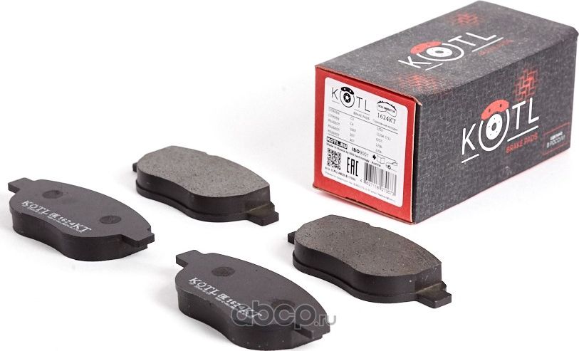 Колодки тормозные дисковые к-т CITROEN C4/BERLINGO/FIAT DOBLO/PEUGEOT 307 (Kotl) Kotl. Артикул 1624kt