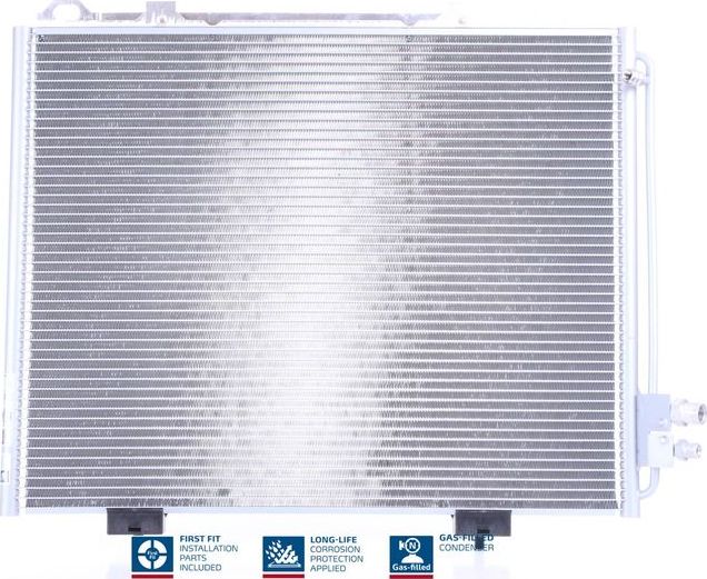 Радиатор кондиционера (конденсатор) Nissens (алюминий) для Mercedes-Benz E-Класс II (W210, S210) 1995-2003. Артикул 94285