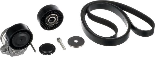 Приводной ремень поликлиновой с роликами (комплект) Gates Micro-V® UNIQUE FIT для BMW 1 I (E81/E82/E87/E88) 2004-2011. Артикул K016PK1835XS