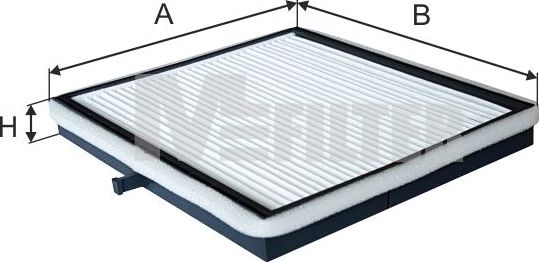 Салонный фильтр MFilter для Daewoo Nubira III 2003-2004. Артикул K 966