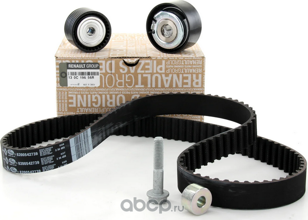 Ремень ГРМ с роликами (комплект) Renault. Артикул 130C19656R