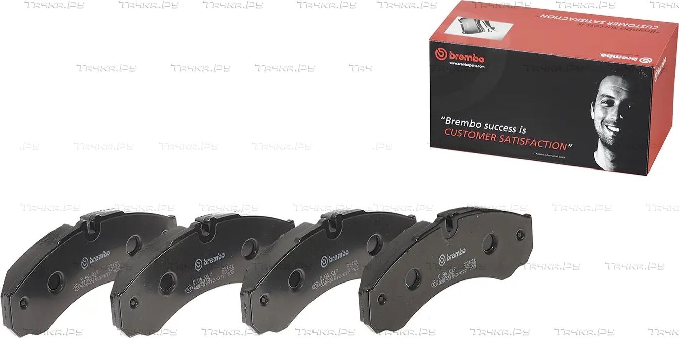 Тормозные колодки Brembo PRIME LINE передние/задние для IVECO Daily III 1999-2007. Артикул P A6 017