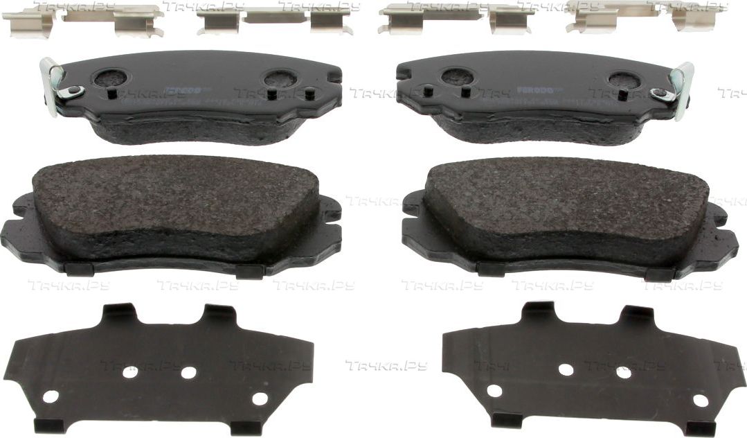 Тормозные колодки Ferodo Premier Eco Friction передние для Chevrolet Malibu VIII 2012-2016. Артикул FDB4207