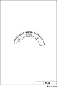 Тормозные колодки MK Kashiyama. Артикул K0041