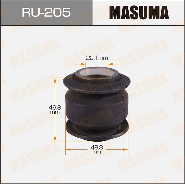Сайлентблок заднего рычага подвески Masuma. Артикул RU-205
