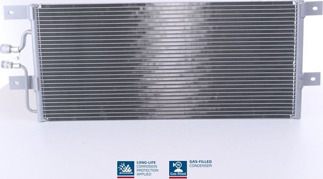 Радиатор кондиционера (конденсатор) Nissens (алюминий) для Volkswagen Transporter T4 1990-2003. Артикул 94307