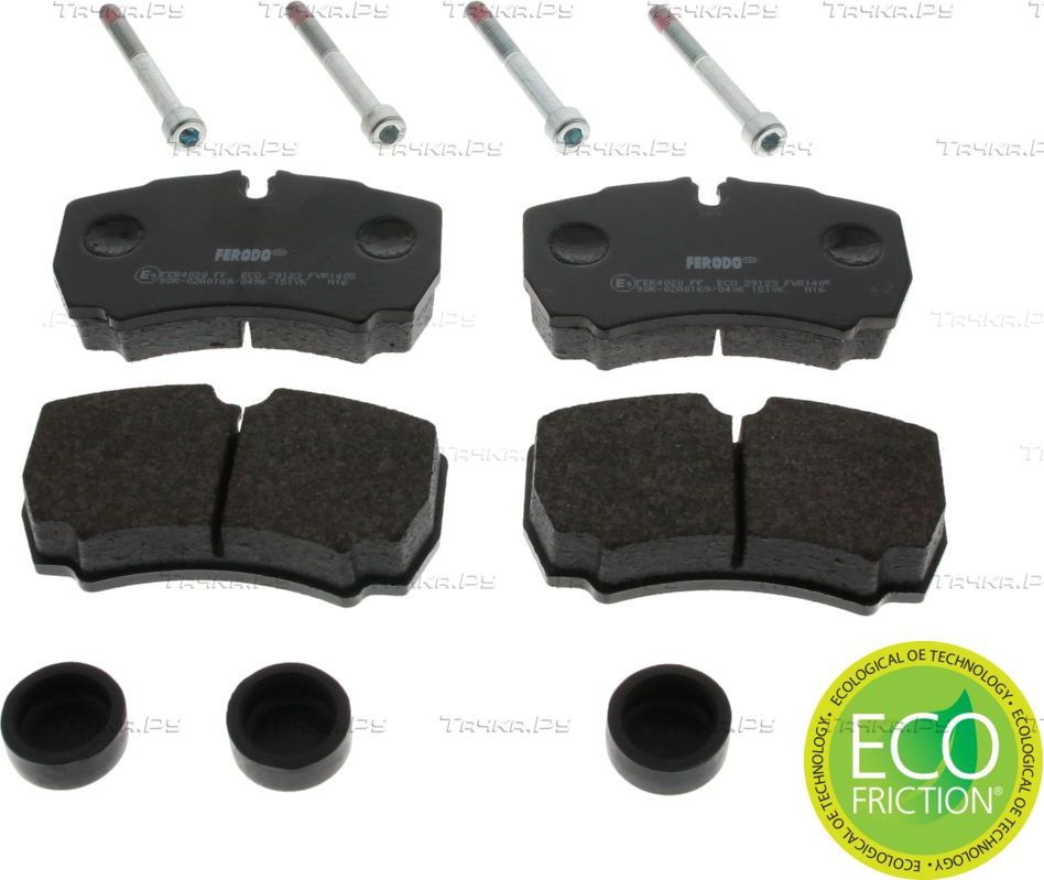 Тормозные колодки Ferodo Premier Eco Friction задние для IVECO Daily V 2011-2014. Артикул FVR1405
